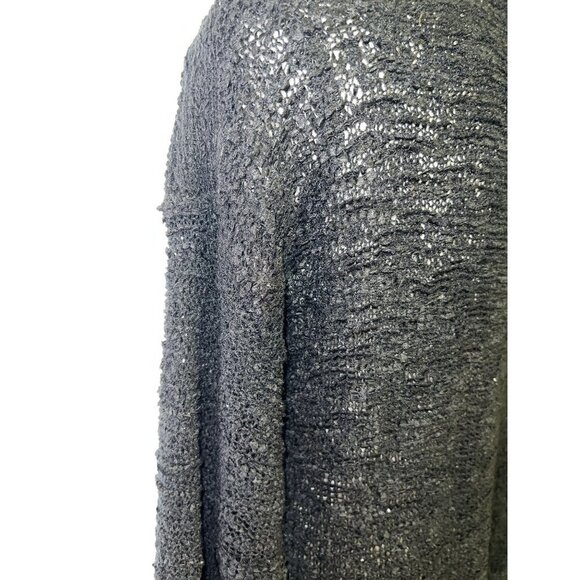 Soyaconcept Women Black Knit Cable Pullover Sweater -- Large - Picture 9 of 9